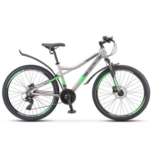 Велосипед Stels Navigator 610 D V010 Серый/Зеленый 26Ø (LU093801)